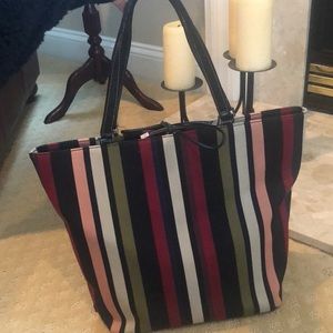 Striped Kate Spade tote !!